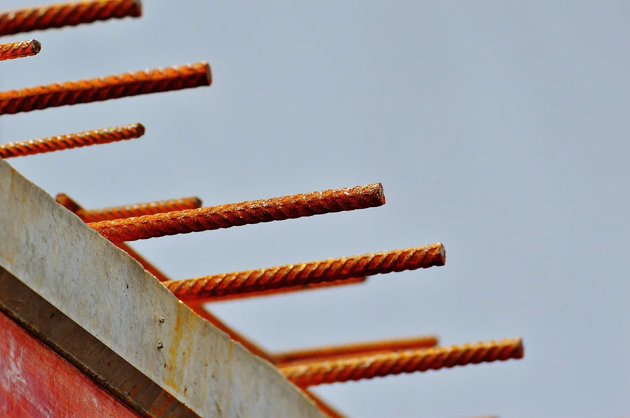 rebar sticking out of concrete
